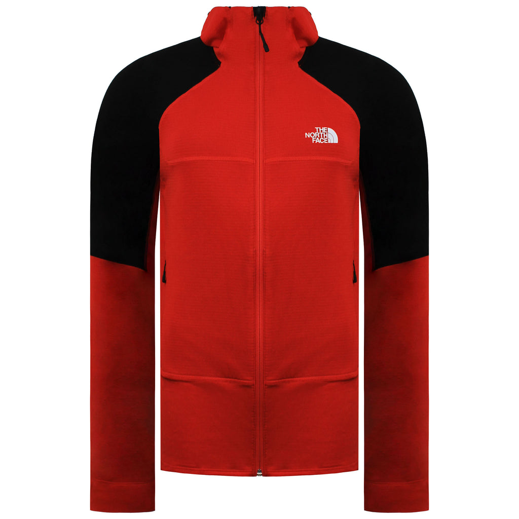 The North Face Bolt Polartec Mens Red/Black Track Jacket