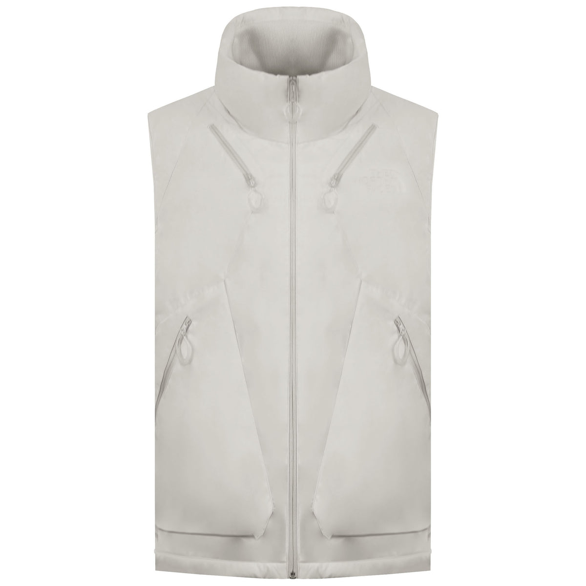 The North Face Down Womens White Padded Gilet