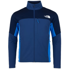 The North Face Outdoor Hybrid Mens Blue Fleece Jacket
