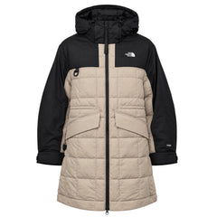 The North Face Dynamic Quilted Down Womens Brown/Black Parka Jacket
