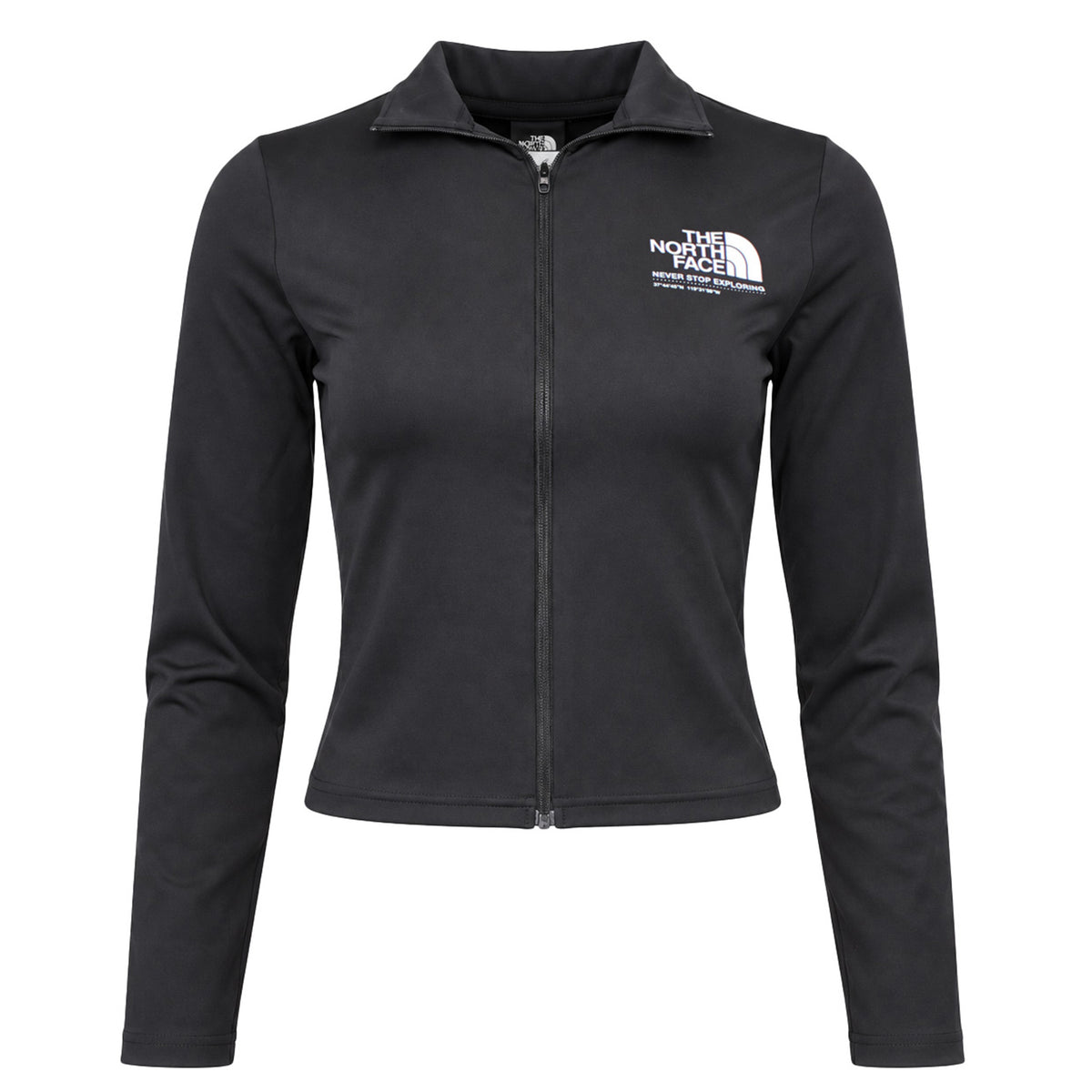 The North Face Performance Graphic Slim Womens Black Track Jacket