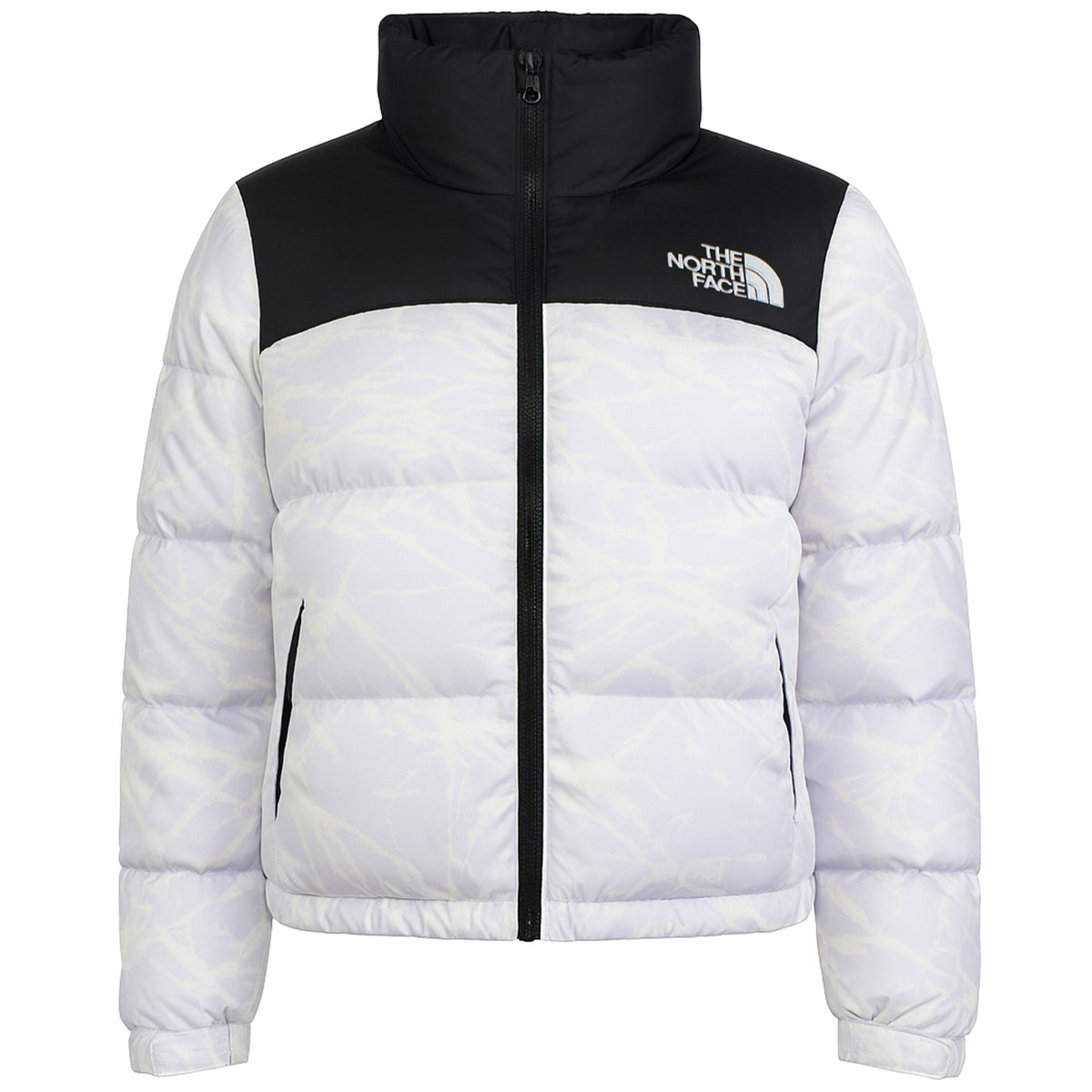 The North Face 96 Nuptse Primt Womens Lavender Puffer Jacket