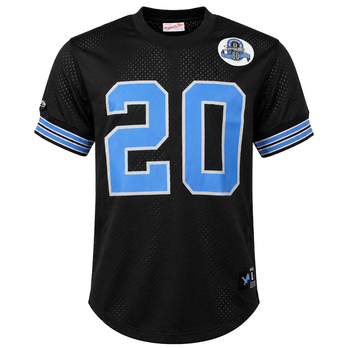 Mitchell & Ness NFL Detroit Lions #20 B.Sanders Mens Black Jersey