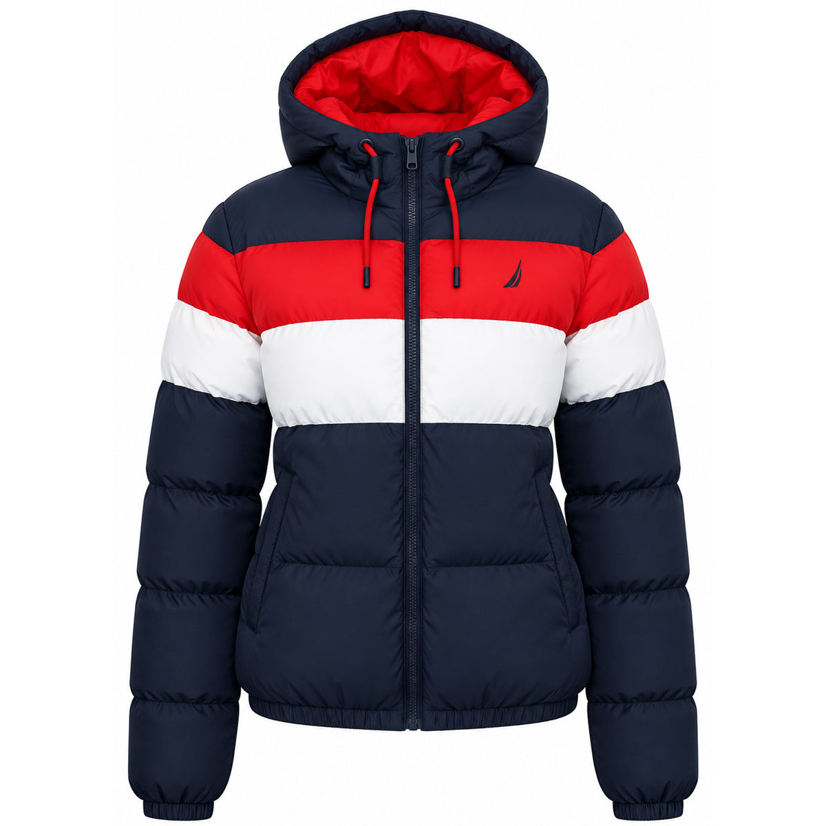 Nautica Arve Womens Dark Navy Padded Jacket