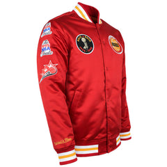 Mitchell & Ness NBA Houston Rockets Champ City Mens Red Jacket