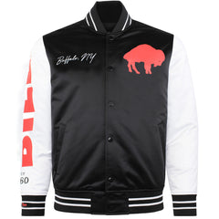 Mitchell & Ness NFL Buffalo Bills Mens Satin Bomber Jacket