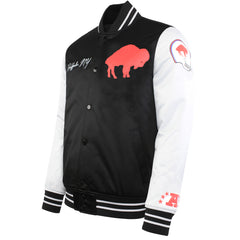 Mitchell & Ness NFL Buffalo Bills Mens Satin Bomber Jacket