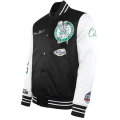 Mitchell & Ness NBA Boston Celtics Mens Satin Bomber Jacket