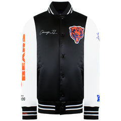 Mitchell & Ness NFL Chicago Bears Mens Satin Bomber Jacket