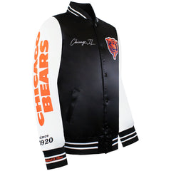 Mitchell & Ness NFL Chicago Bears Mens Satin Bomber Jacket