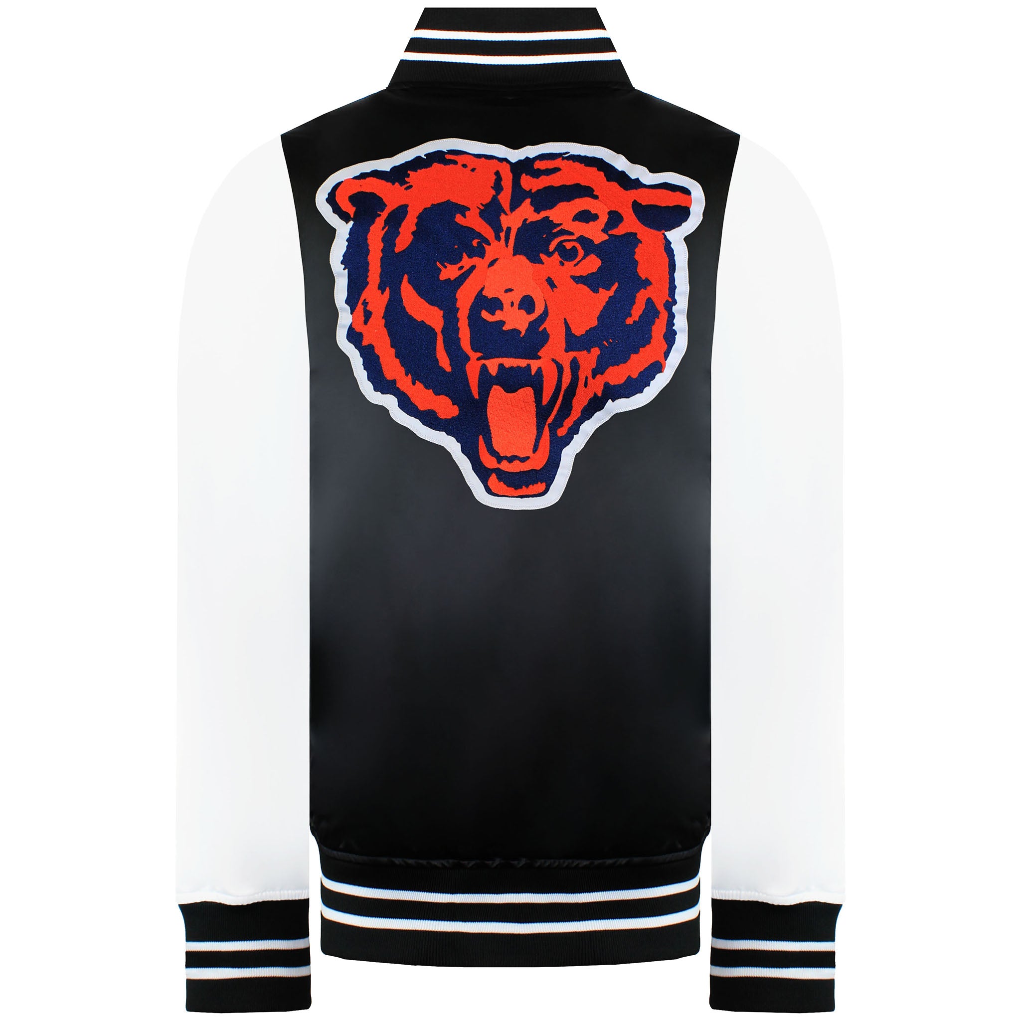 Mitchell & Ness NFL Chicago Bears Mens Satin Bomber Jacket