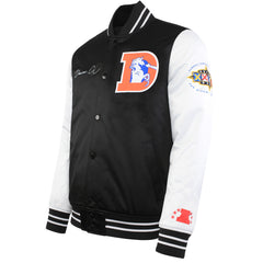 Mitchell & Ness NFL Denver Broncos Mens Satin Bomber Jacket