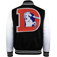 Mitchell & Ness NFL Denver Broncos Mens Satin Bomber Jacket