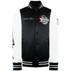 Mitchell & Ness NBA Detroit Pistons Mens Satin Bomber Jacket