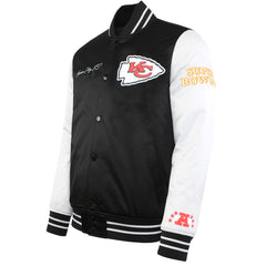Mitchell & Ness NFL Kansas City Chiefs Mens Satin Bomber Jacket