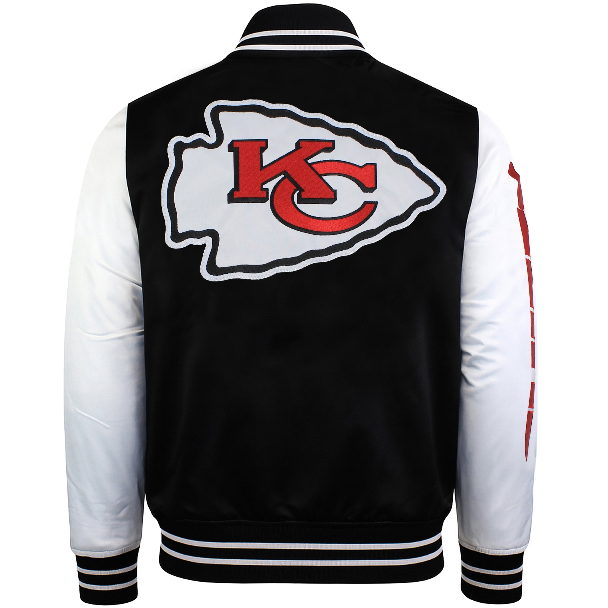 Mitchell & Ness NFL Kansas City Chiefs Mens Satin Bomber Jacket