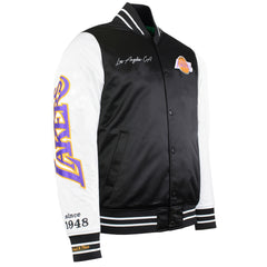 Mitchell & Ness NBA Los Angeles Lakers Mens Satin Bomber Jacket