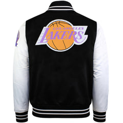 Mitchell & Ness NBA Los Angeles Lakers Mens Satin Bomber Jacket