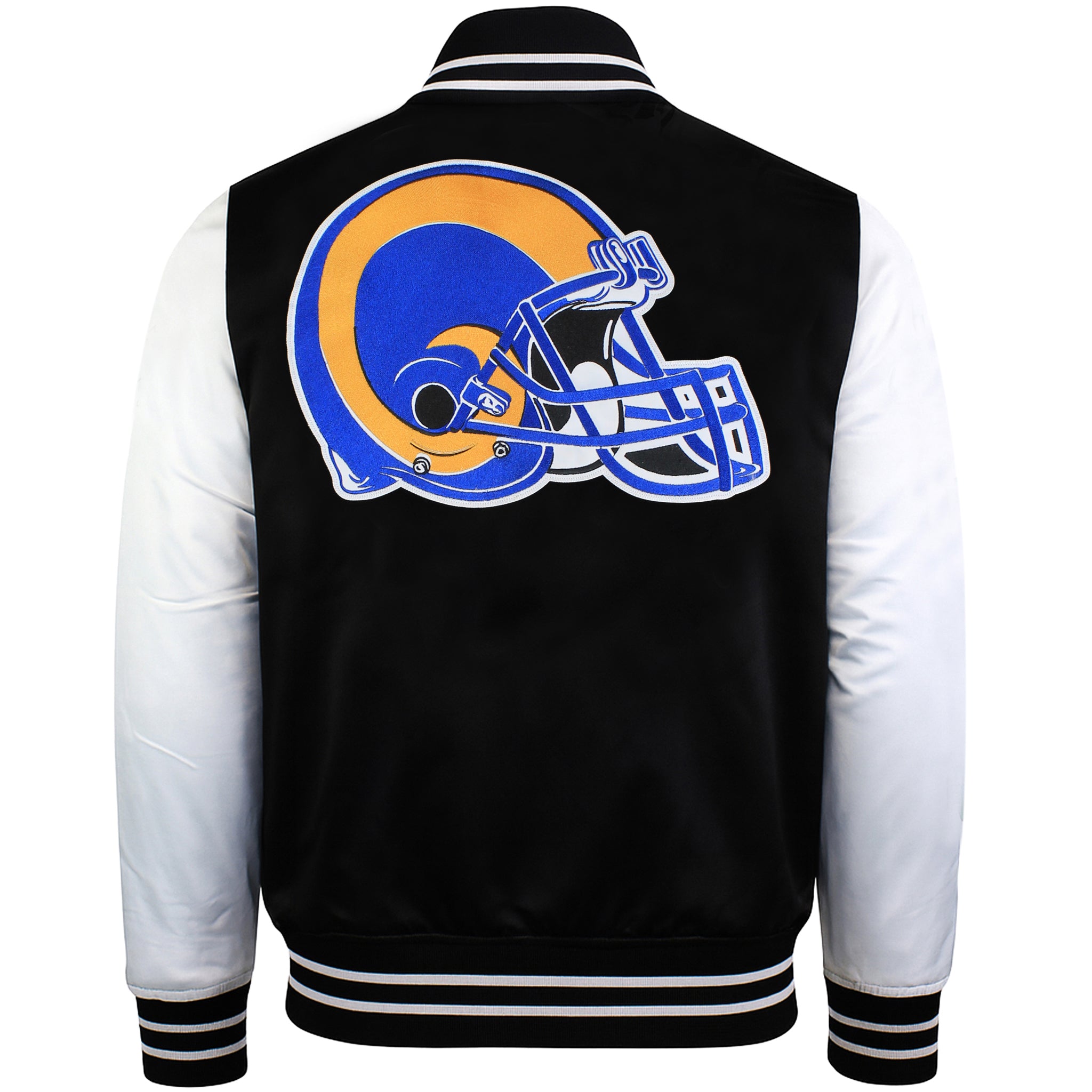Mitchell & Ness NFL Los Angeles Rams Mens Satin Bomber Jacket