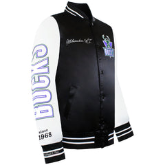 Mitchell & Ness NBA Milwaukee Bucks Mens Satin Bomber Jacket