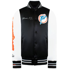 Mitchell & Ness NFL Miami Dolphins Mens Satin Bomber Jacket