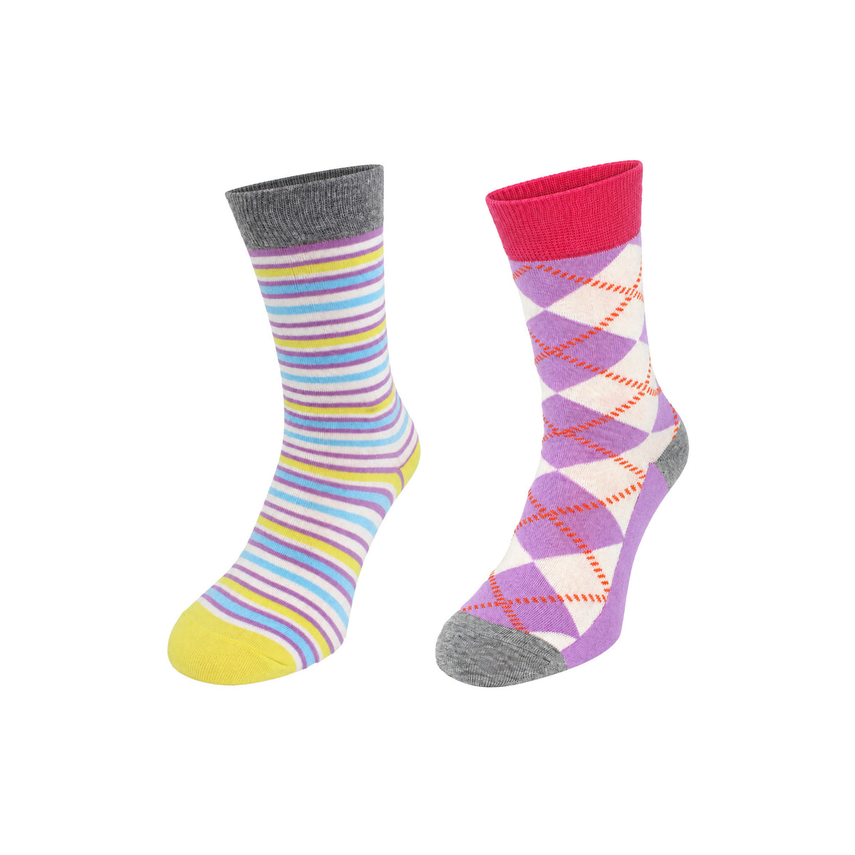 Happy Socks 2-Pack Multicolour Argyle