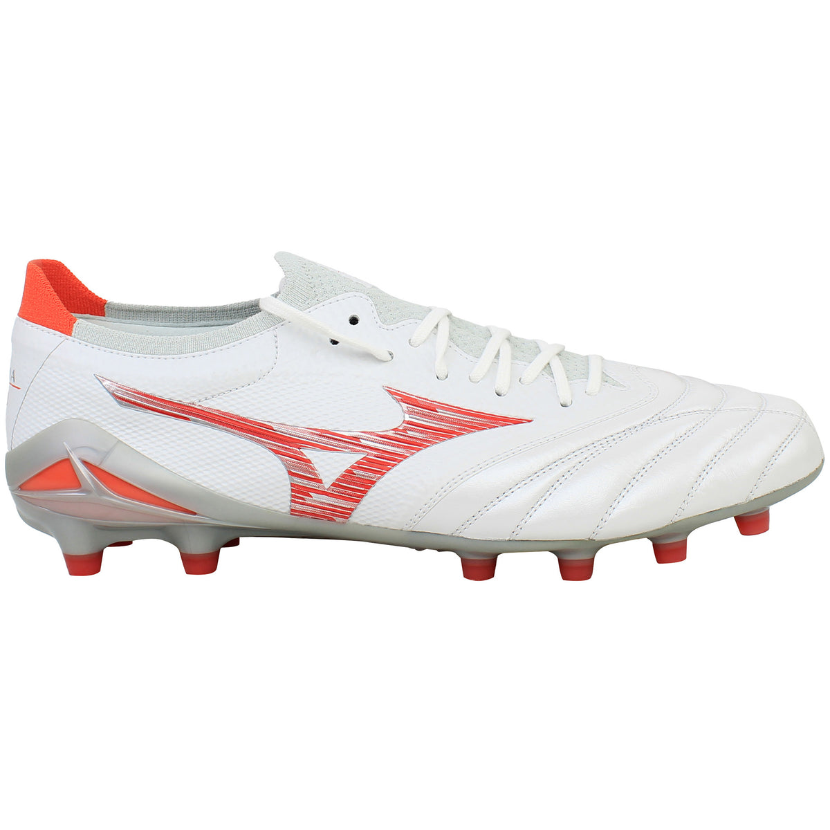 Mizuno Morelia Neo IV Beta Japan FG Mens White Football Boots