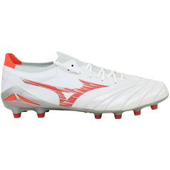Mizuno Morelia Neo IV Beta Japan FG Mens White Football Boots