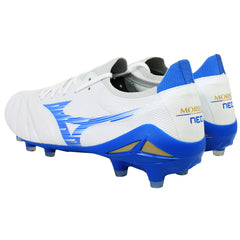 Mizuno Morelia Neo IV Beta Elite Mens White Football Boots