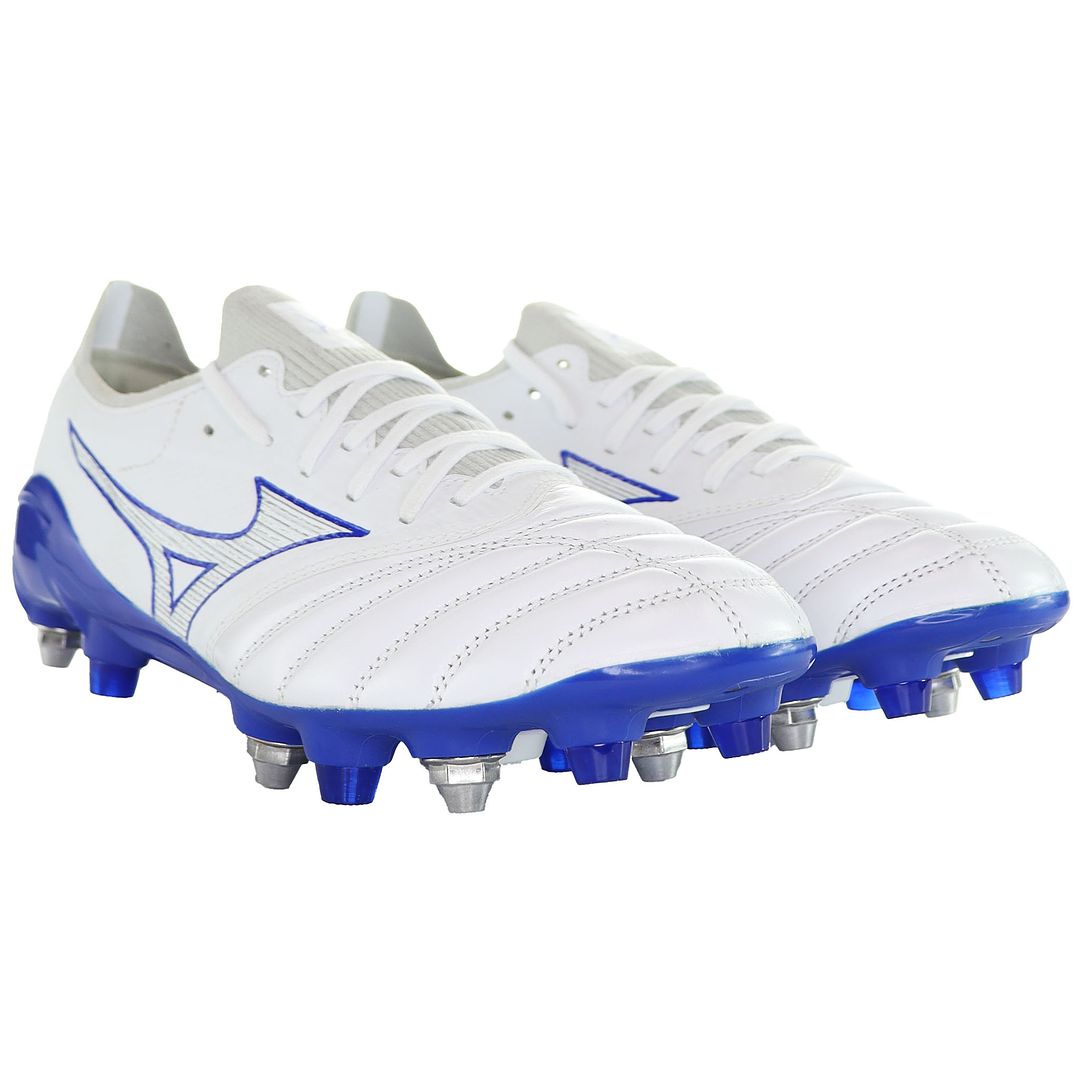 Mizuno Morelia Neo III Beta Elite SG Pro Mens White Football Boots