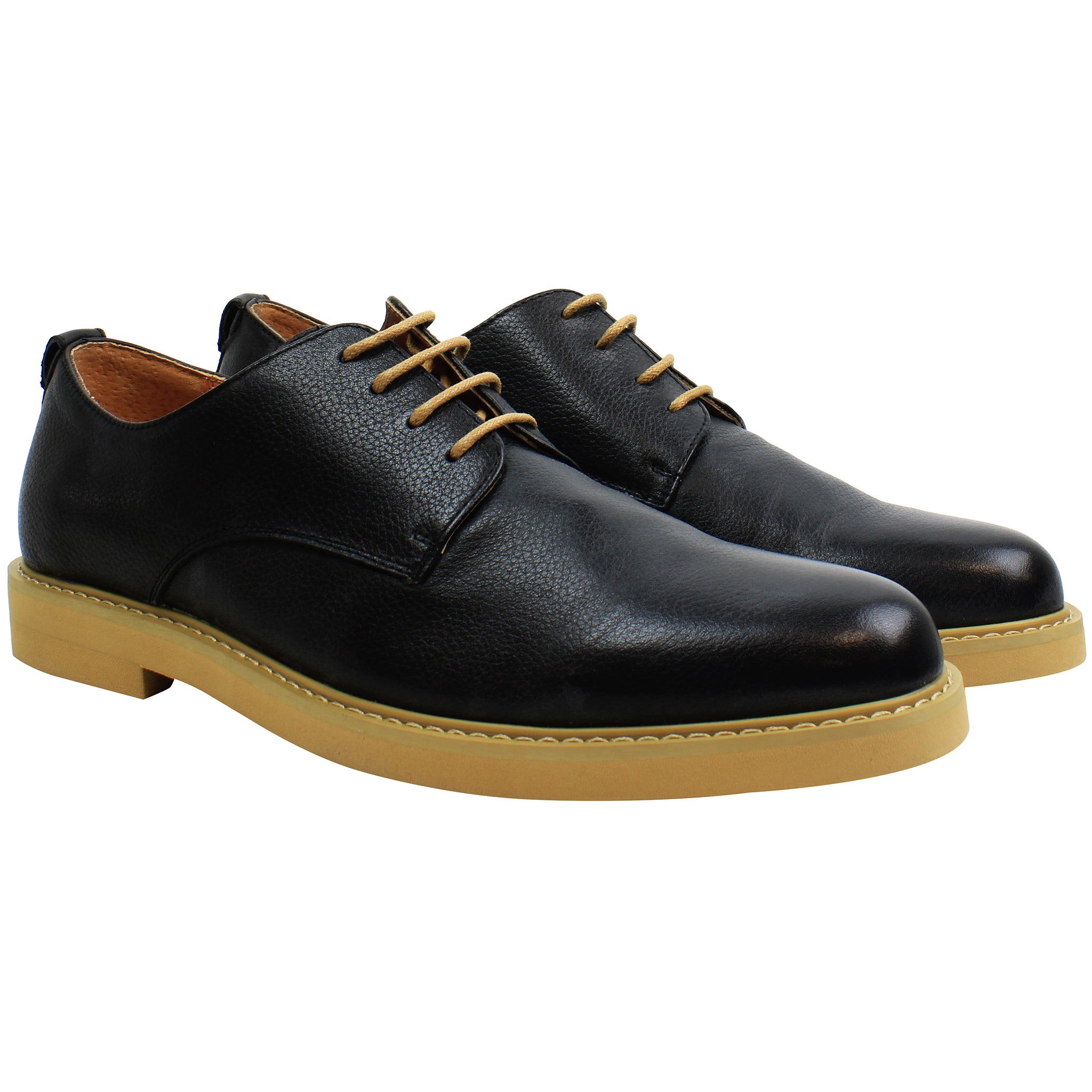 Peter Werth Pegg Mens Black Derby Shoes