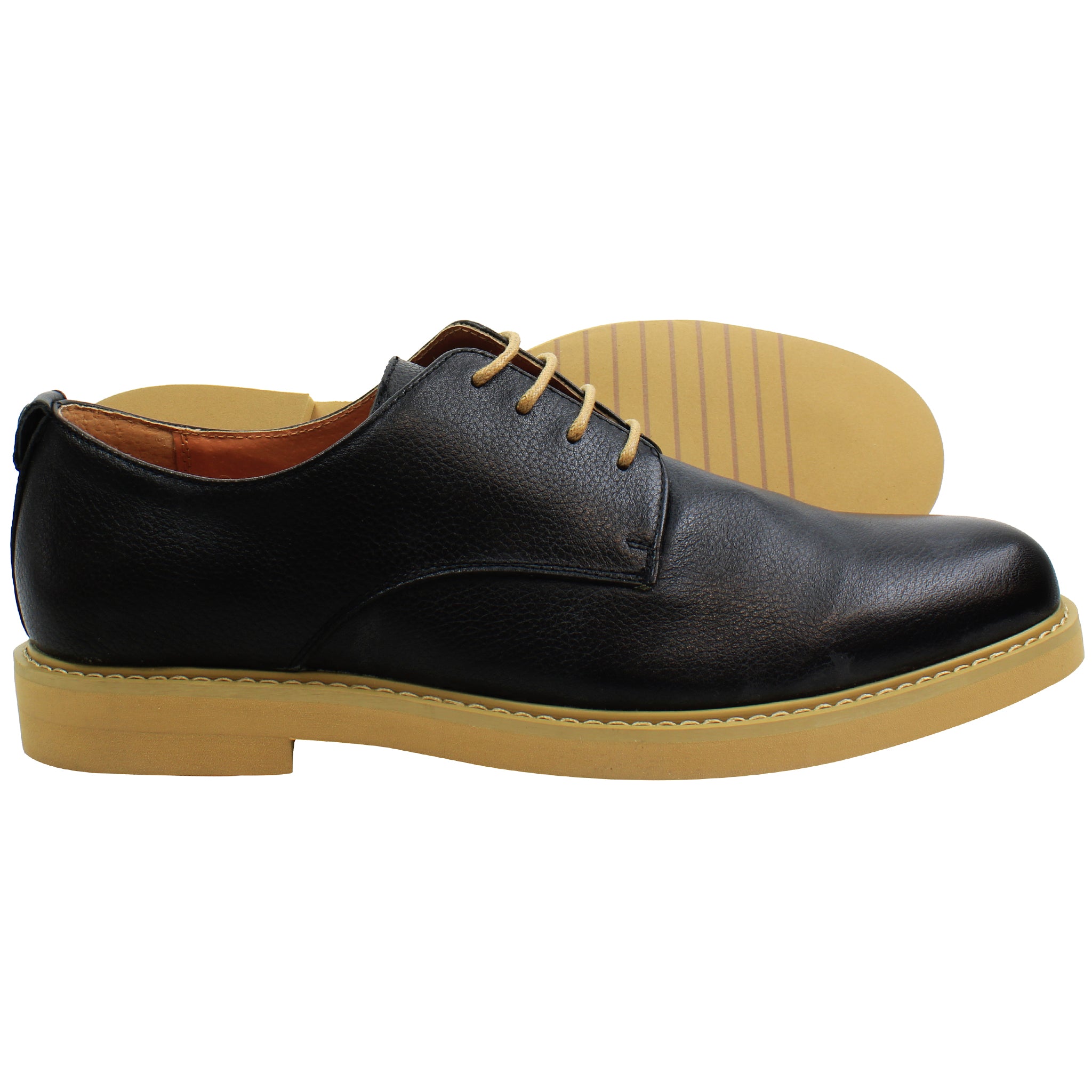 Peter Werth Pegg Mens Black Derby Shoes