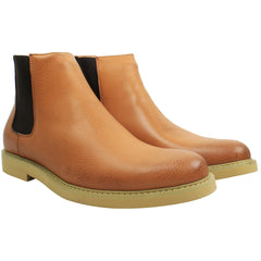 Peter Werth Pegg Mens Brown Chelsea Boots