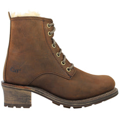 Caterpillar Lolita Womens Brown Heel Boots