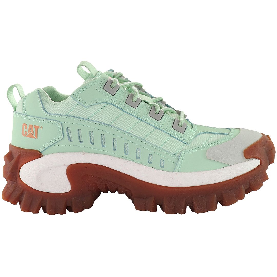 Caterpillar Intruder Oxford Mens Green Trainers