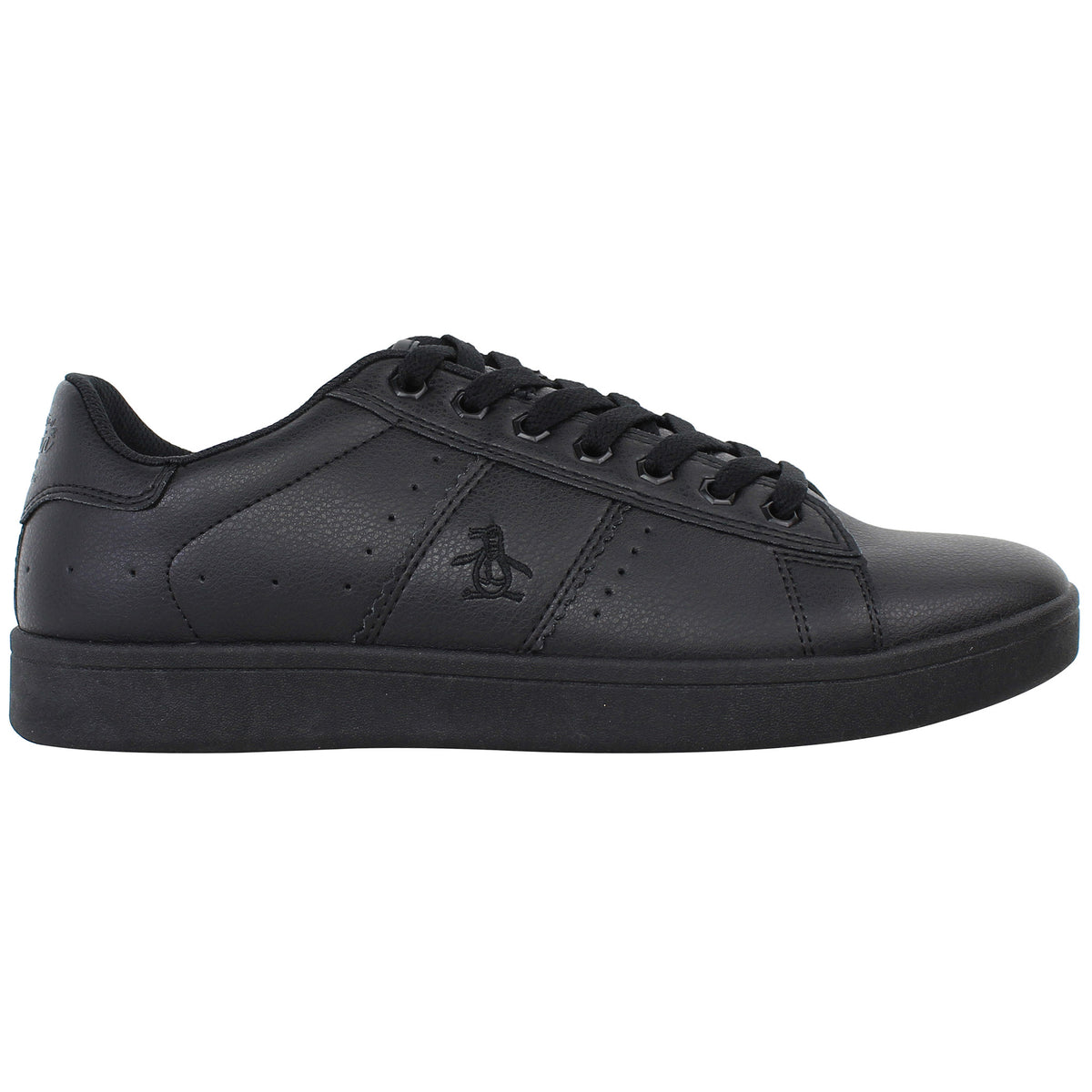 Penguin Steadman Mens Black Trainers