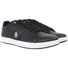 Penguin Steadman Mens Black/White Trainers