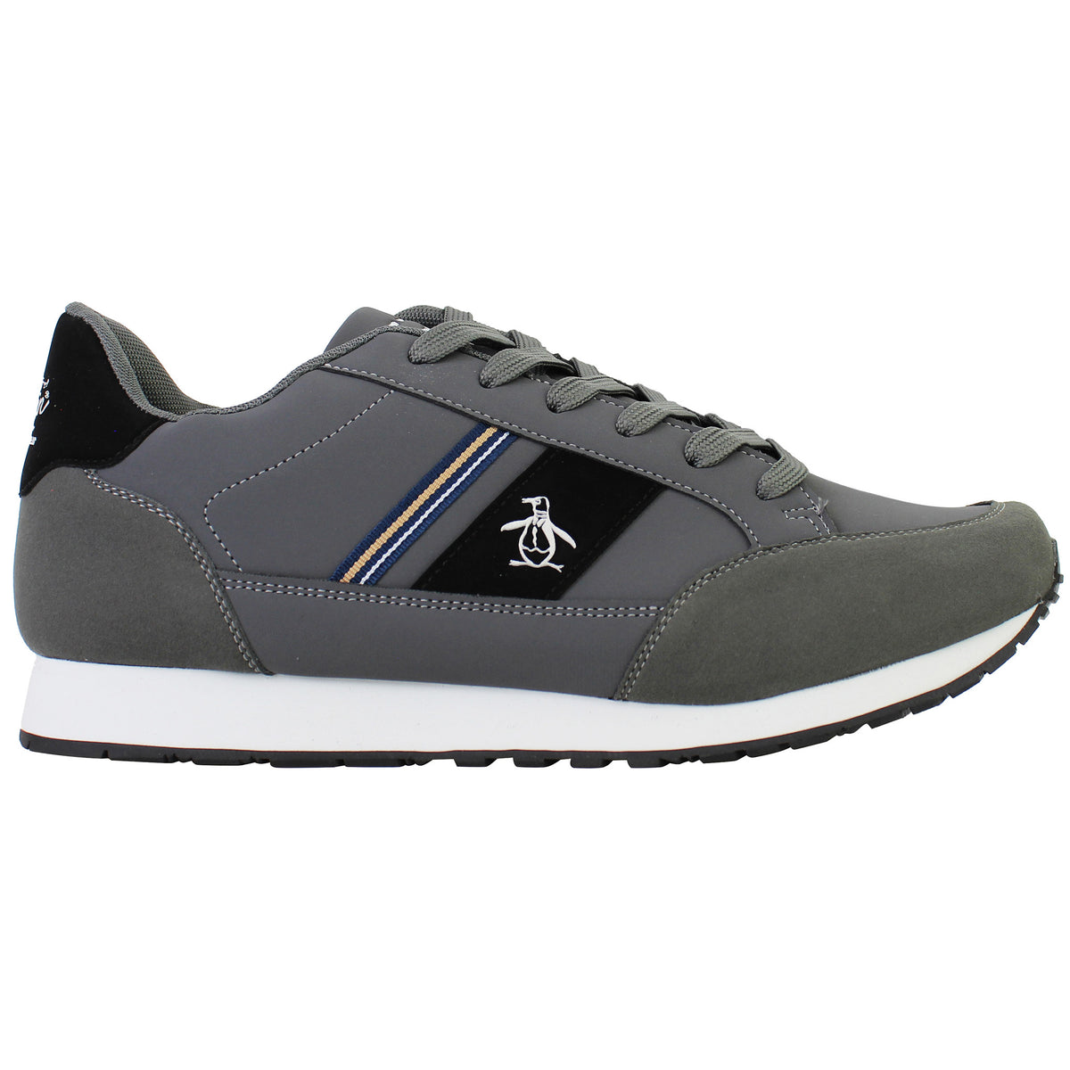 Penguin Bremen Mens Grey Trainers