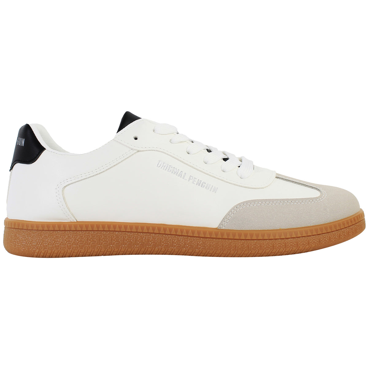 Penguin Salsa Mens White Trainers
