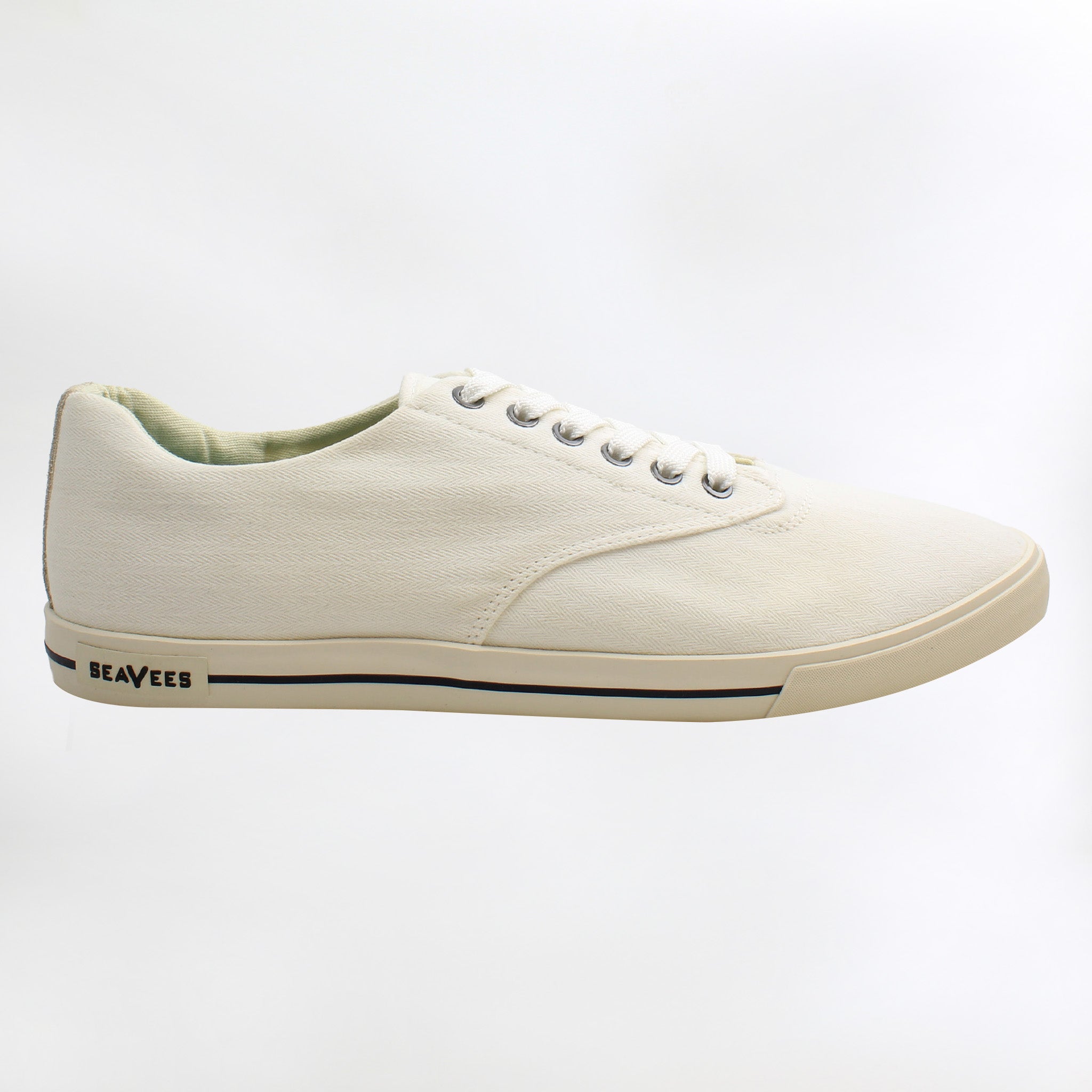 SeaVees Hermosa Surfwash White Mens Plimsolls NO BOX