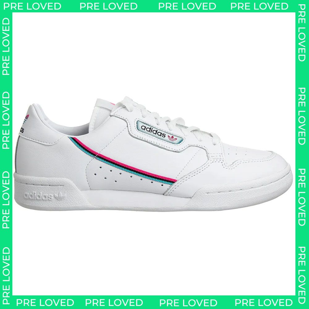 Adidas Continental 80 Mens White Trainers NO BOX