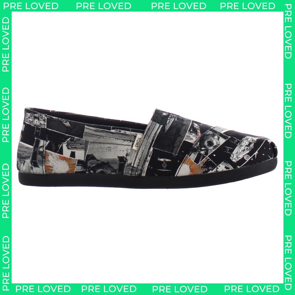 Toms Classic x Star Wars Mens Black Espadrilles No Box