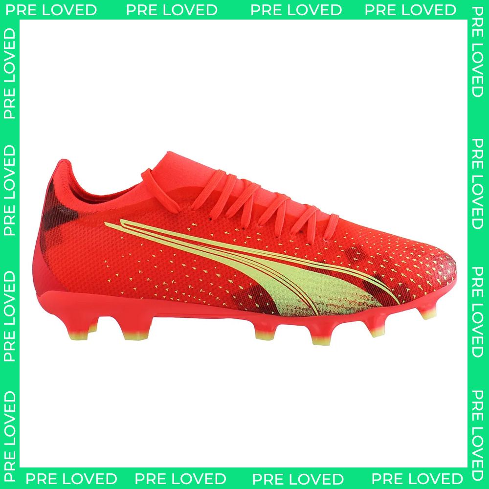 Puma Ultra Match FG/AG Red Mens Football Boots No Box