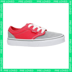 Vans Atwood Two Tone Kids Pink Plimsolls No Box