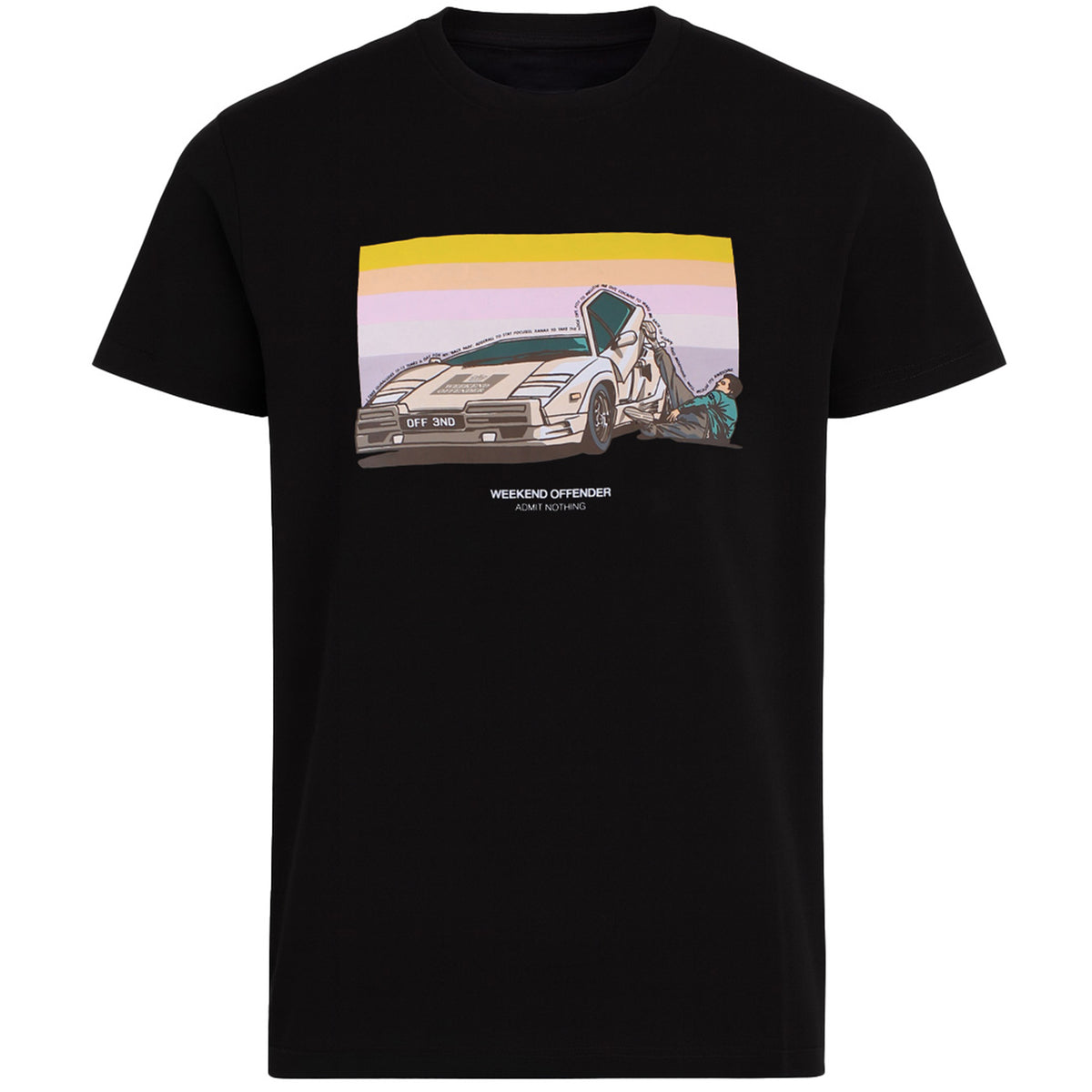 Weekend Offender Quaaludes Mens Black T-Shirt