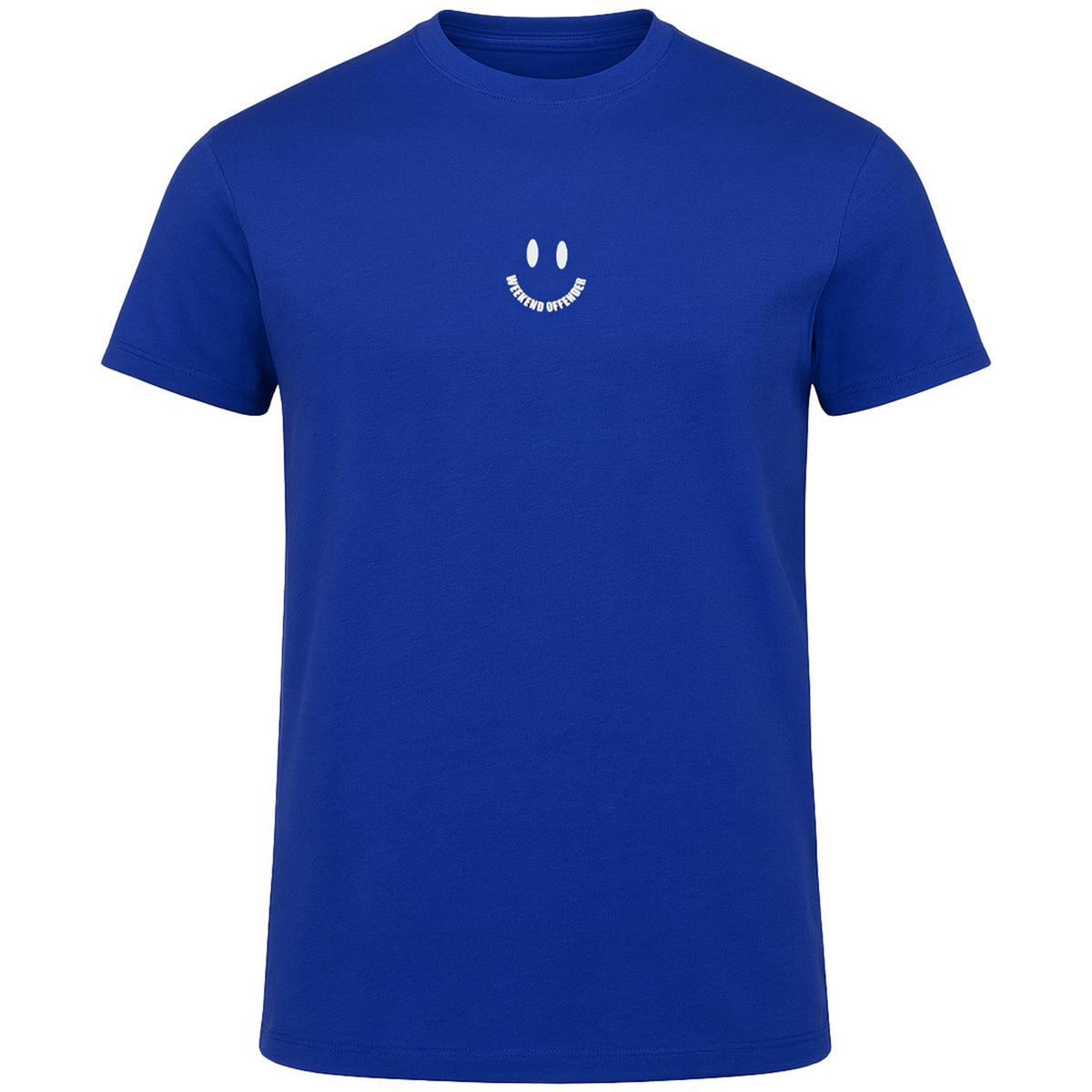 Weekend Offender Smile Mens Blue T-Shirt