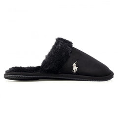 Ralph Lauren Summit Scuff II Black Womens Slippers