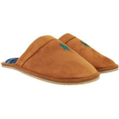 Ralph Lauren Snuff Plaid Brown Mens Slippers