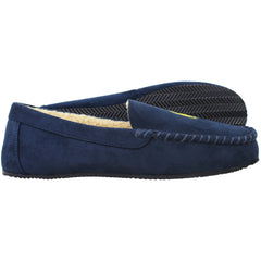 Ralph Lauren Dezi IV Mens Navy Moccasin Slippers