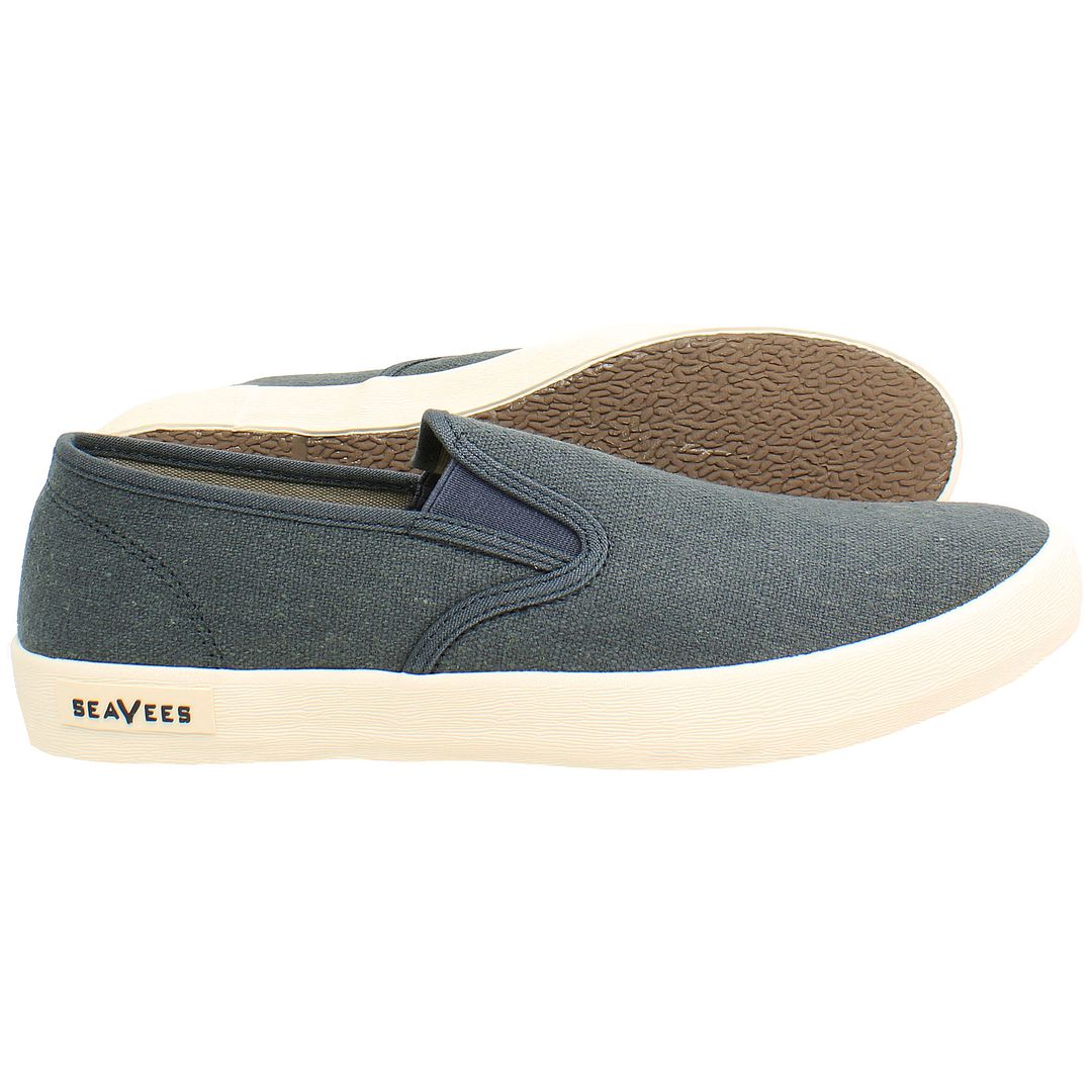 Seavees Baja Standard Mens Blue Plimsolls